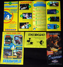 Segaworld UK Leaflet Brochure