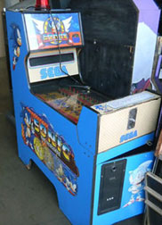 Sonic number game arcade item