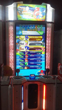 Sonic Mario Rio Olympic Games Arcade Machine