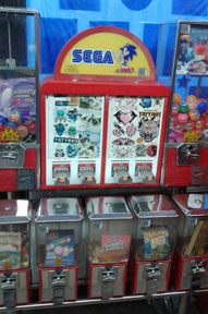 Sonic & Sega branded Sticker Machine