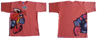 Robotnick Red wrap design t-shirt