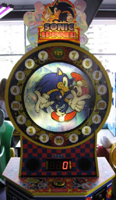 Sonic Spinner Arcade Game Wheel