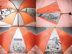 Tails Theme Orange Umbrella