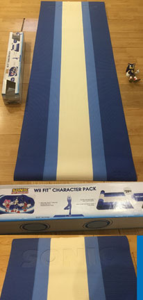 Sonic Theme Wii Yoga Mat
