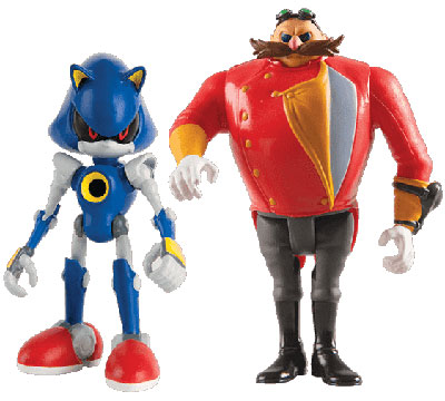 Sonic Tomy Toys Metal Sonic & Eggman