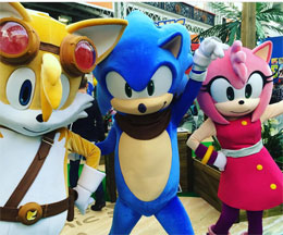 Boom Mascot Trio Sonic Tails Amy
