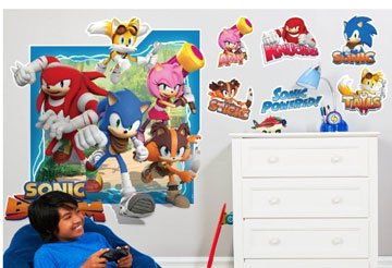 Sonic Boom Wall Decor Decal Poster