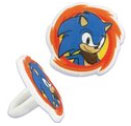 Sonic Face Party Favor Plastic Rings