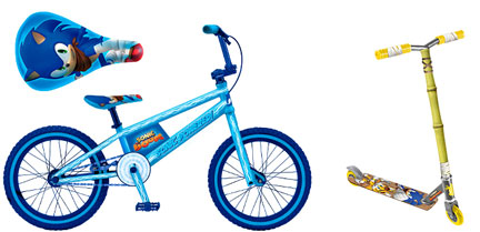 Sonic Boom Theme Bike & Scooter