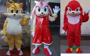Tails Amy Knuckles Mutant Costumes