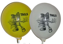 Tails Bogus Black/White Balloons