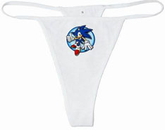 Fake Sonic thong underwear
