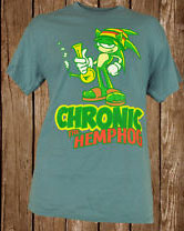 Chronic Hemp Hog Hat Character Tee
