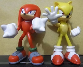 Super Sonic Knuckles Figure Fakes