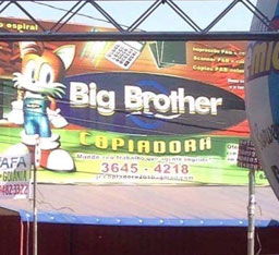 Big Brother Fake Tails Sign