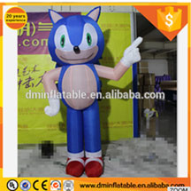 Fan Powered 2.5 Meter Tall Fake Sonic