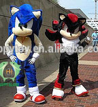 Sonic & Shadow Mascot Fail Suits