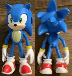 Blue Arms No Mouth Action Fake Figure