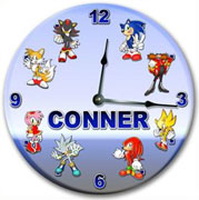 Fake Characters Clock