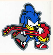 Sonic Underground Fake Sticker