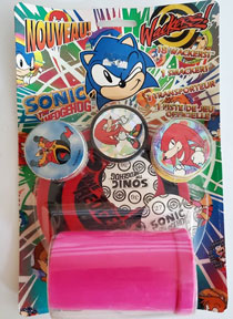 Wackers French Package Sonic Pogs