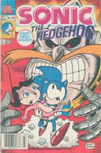 Issue 1 Sonic & Sally Run from Robotnick