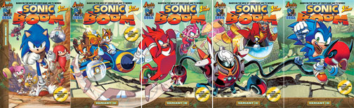 Sonic Boom Issue 1 & Variants