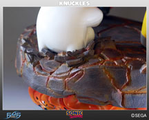 Knuckles punch crackle detail