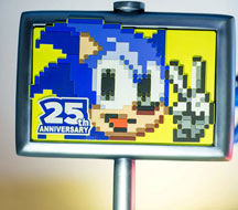 Pixel Sonic Sign Detail
