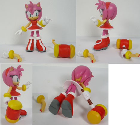 Buildable Amy Figure Turn Arounds