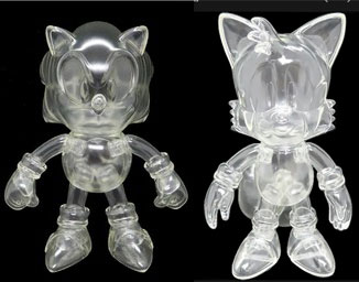 SOFVip Clear Sonic Tails Figures
