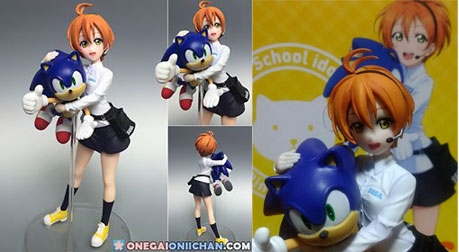 Love Live Rin Figure Holds Sonic