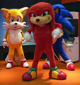 Sonic Tails Knuckles Costume Characters