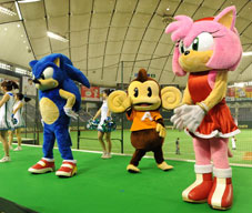 Sonic Amy AiAi Toshi Taiko Baseball