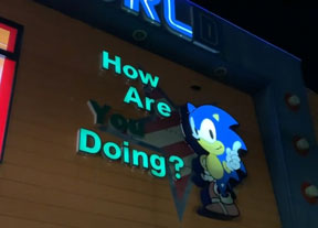 How Are You Doing Sonic Sign