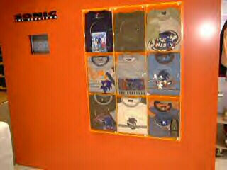 9 T Shirt wall selection