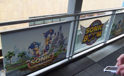 Balcony Boom Sonic Sticker