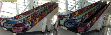 Sonic Lost World E3 Escalator Wrap