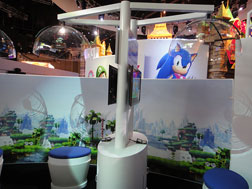 Sonic Generations Play Area Booth