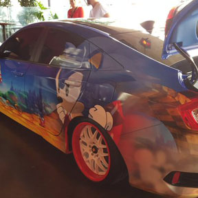 Honda Civic Sonic theme car 2016