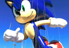 Macys Sonic Balloon Close Up