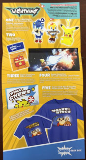 Super Geek Box Sonic Themed Package