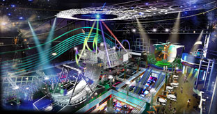 Middle East Indoor Sonic theme Amusement Area