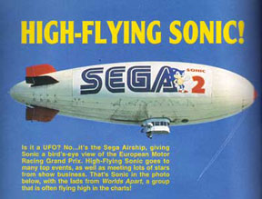Sonic 2 Advertising Blimp Air Ship