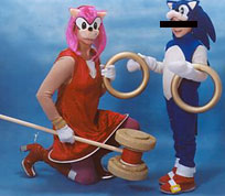 Amy & Sonic suits