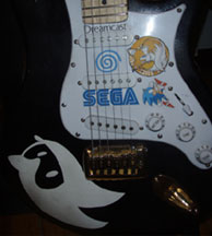 Customized Sonic theme Guitar