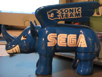 Sega theme rhino custom art