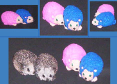 Stone Hedgehogs Repaint Figures