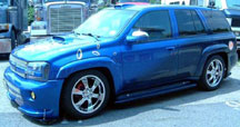 SUV Side View Blue
