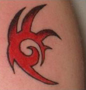 Shadow Symbol Tattoo Design